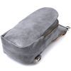 Сумка Vintage Через плечо из экокожи Серая (22792) изображение 5