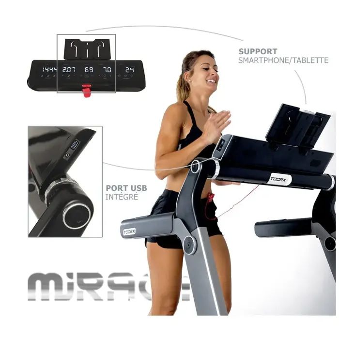Бігова доріжка Toorx Mirage-C80 (931222) зображення 6
