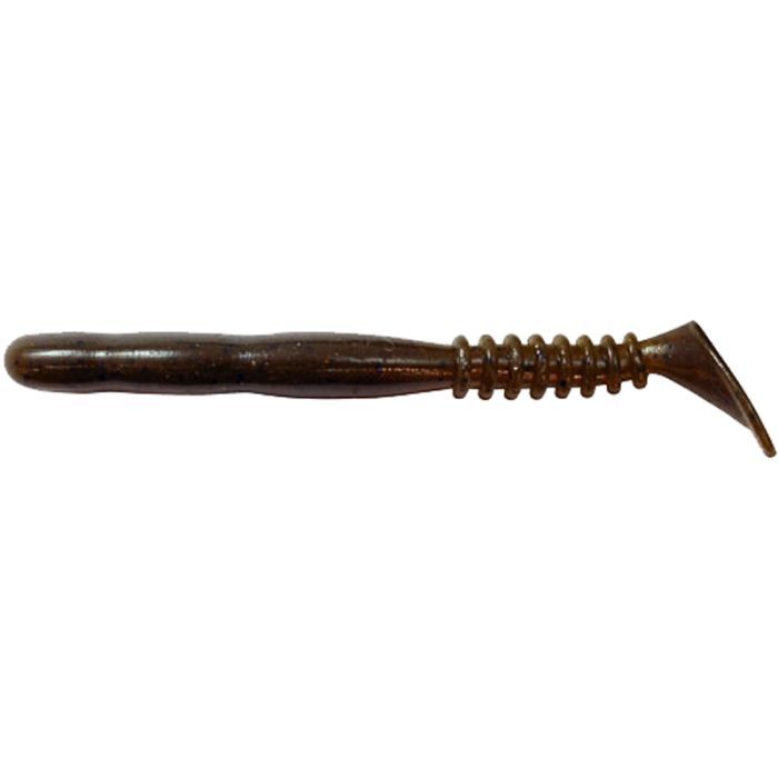 Силикон рыболовный Reins Rockvibe Shad 3" 002 Green Pumpkin (15 шт/уп.) (1552.01.37)