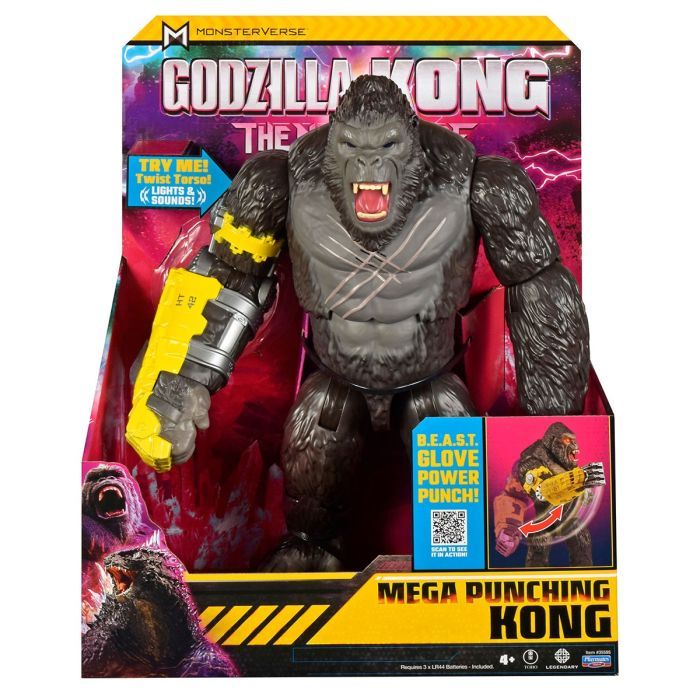 Фігурка Godzilla vs. Kong Мегапотужний удар Конга (світло, звук) (35585) зображення 7