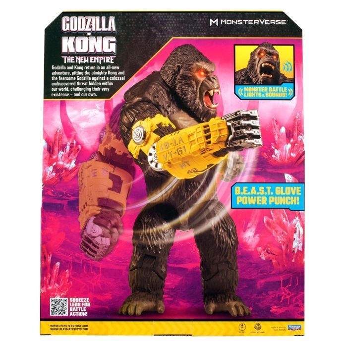 Фігурка Godzilla vs. Kong Мегапотужний удар Конга (світло, звук) (35585) зображення 9