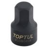 Торцева головка Toptul 1/4" HEX 7мм (цілісна) (BCDB0807)