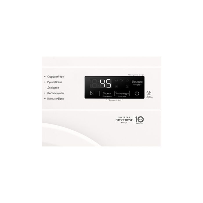 Стиральная машина LG F2Y1HS3W изображение 9