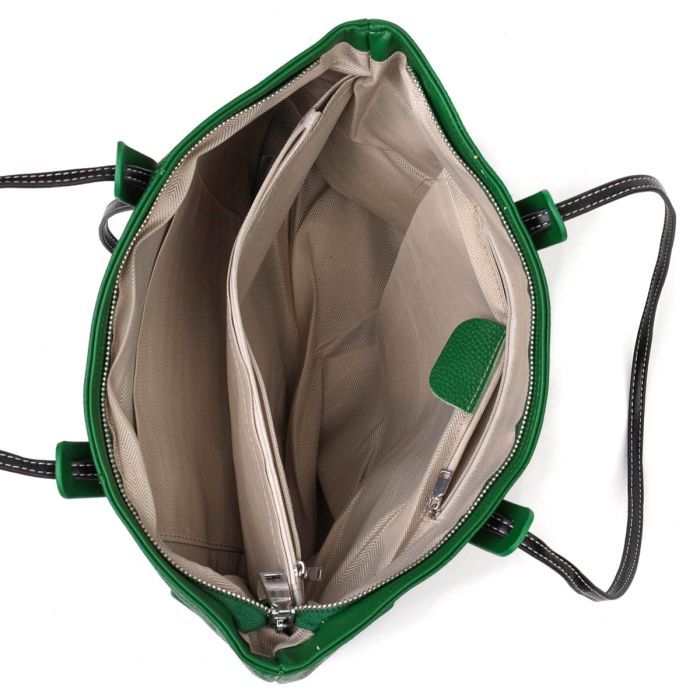 Сумка Vintage Из натуральной кожи Черная (22119) изображение 7