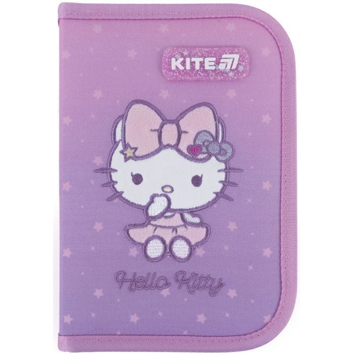 Пенал Kite 621 Hello Kitty, 1 відділення, 1 відворот (HK25-621) изображение 3