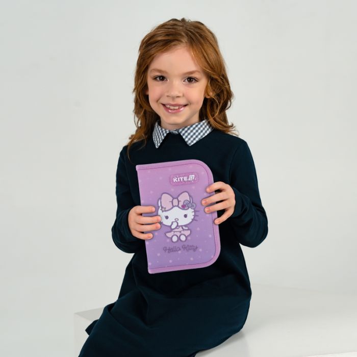 Пенал Kite 621 Hello Kitty, 1 відділення, 1 відворот (HK25-621) изображение 7