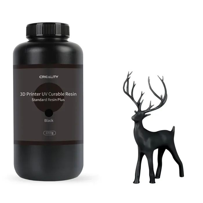 Фотополимерная смола Creality Resin, LCD Standard Plus 1кг, black, transparent (3302020090)