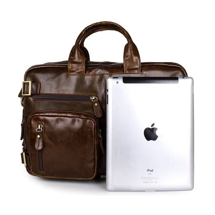 Сумка Vintage Коричневая (14074) изображение 5