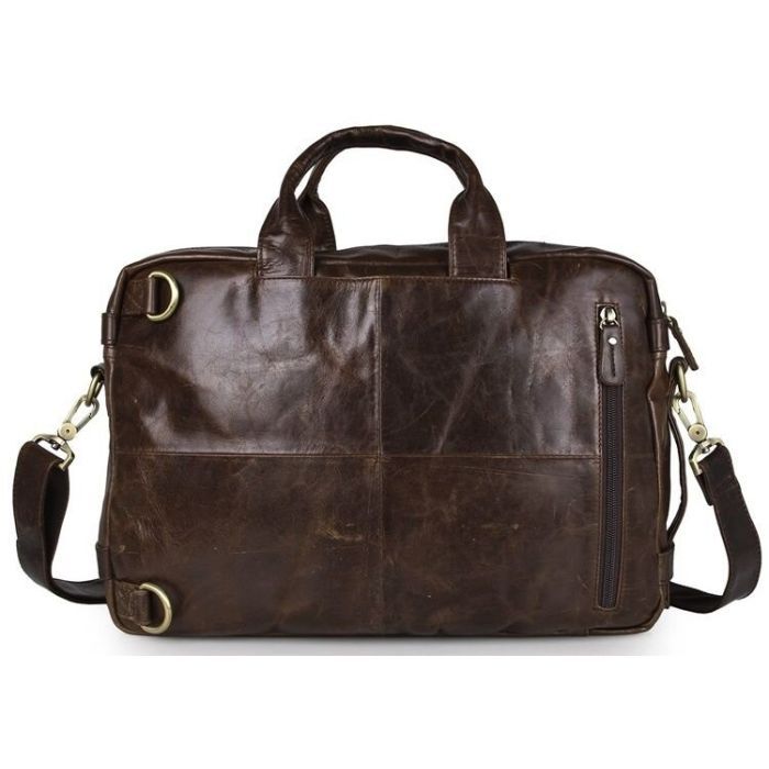 Сумка Vintage Коричневая (14074) изображение 9