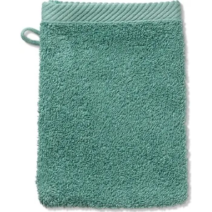 Рушник Kela рукавичка махрова для обличчя Ladessa, зелений нефрит, 15х21 см (23296) (00000026303)