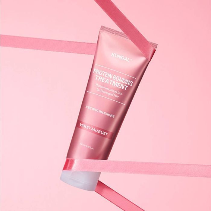 Маска для волос Kundal Protein Bonding Treatment Violet Muguet 250 мл (8809809429751) изображение 3