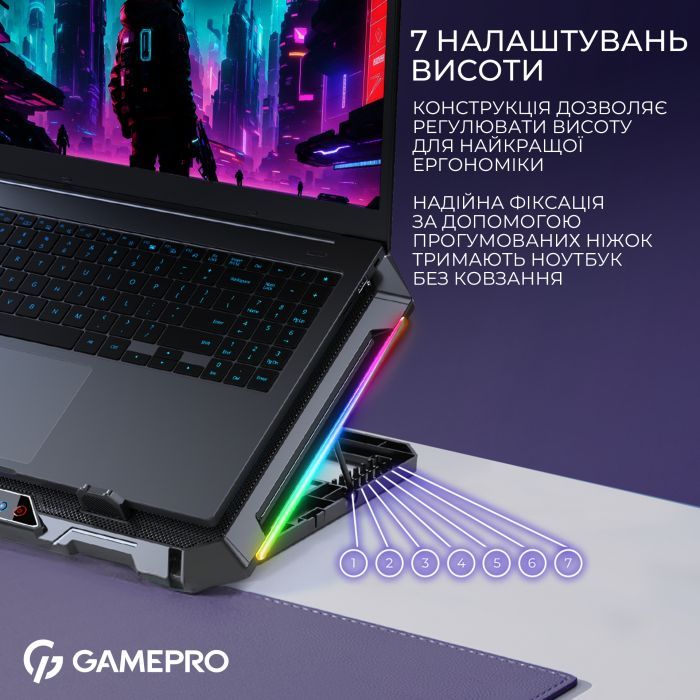 Подставка для ноутбука GamePro CP795 изображение 11