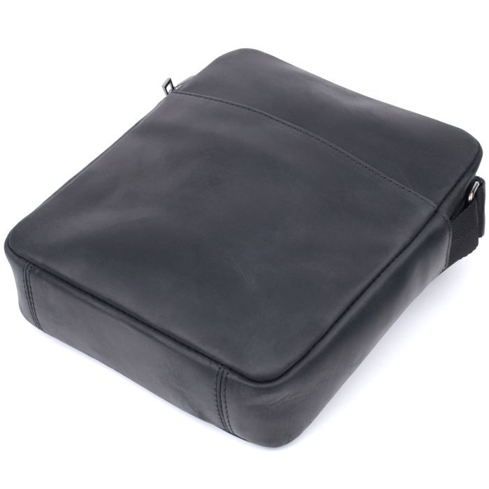 Сумка Shvigel Через плечо из матовой натуральной кожи Черная (22848) изображение 5