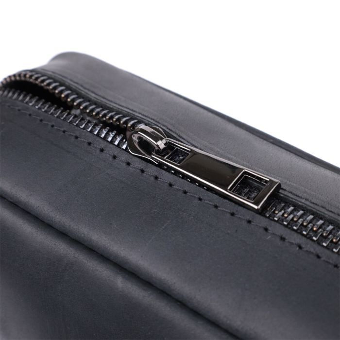 Сумка Shvigel Через плечо из матовой натуральной кожи Черная (22848) изображение 6