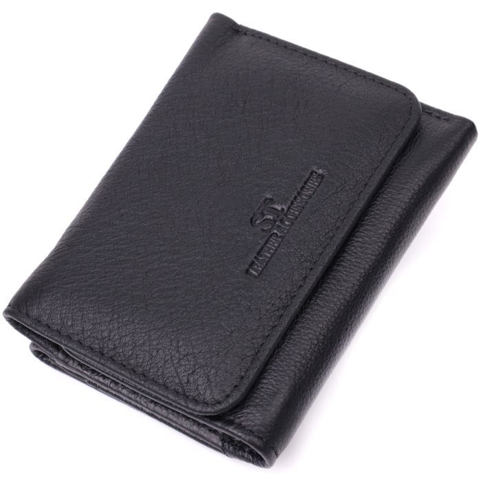 Кошелек ST Leather Кожаный Черный (22506)