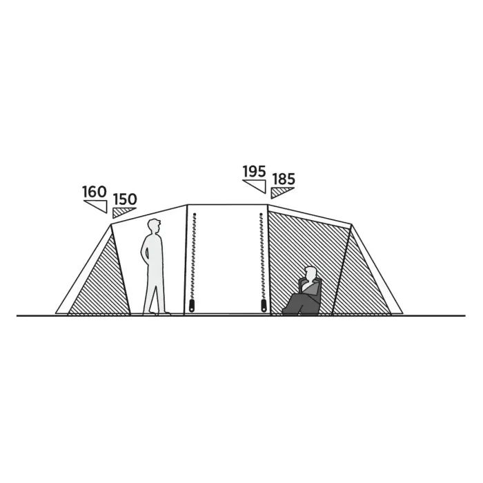 Палатка Easy Camp Leka Twin 6 (120492) (931554) изображение 8