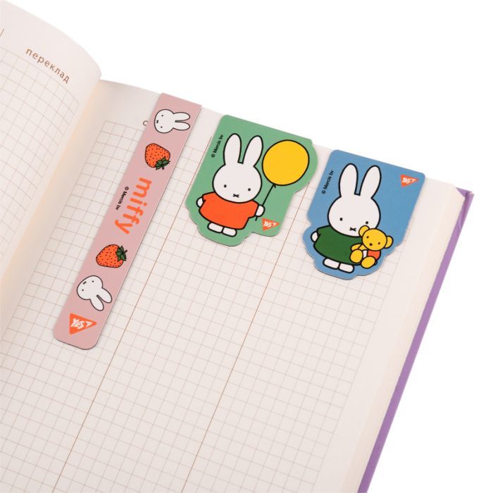 Закладки для книг Yes магнитные Miffy 3 шт (708356) изображение 3