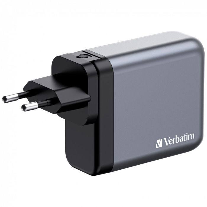 Зарядное устройство Verbatim GaN 140 W 4 ports (2xUSB-C-140 W,USB-C 20 W /USB-A -3.0) (32203) изображение 2