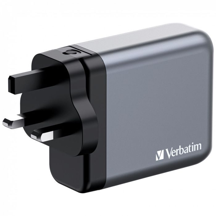 Зарядное устройство Verbatim GaN 140 W 4 ports (2xUSB-C-140 W,USB-C 20 W /USB-A -3.0) (32203) изображение 4