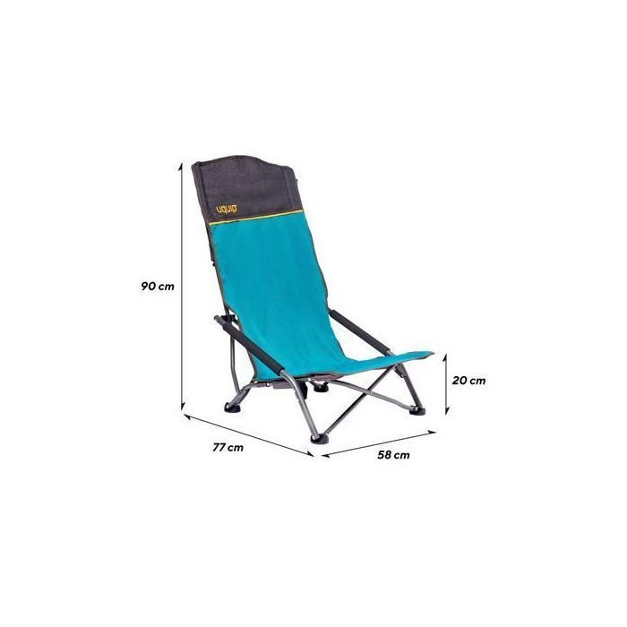 Кресло складное Uquip Sandy XL Blue/Grey (244030) (DAS303234) изображение 3