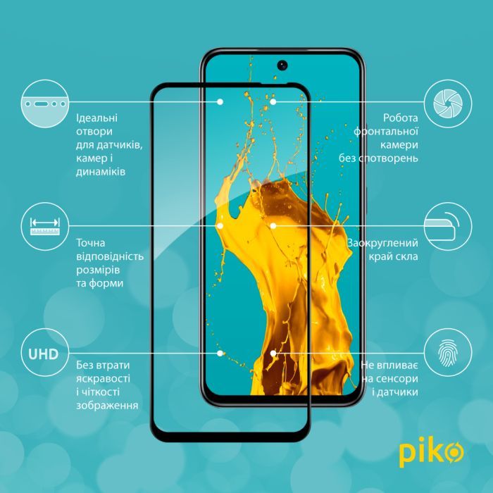 Скло захисне Piko Full Glue Infinix Smart 9 Black (1283126599323) зображення 2
