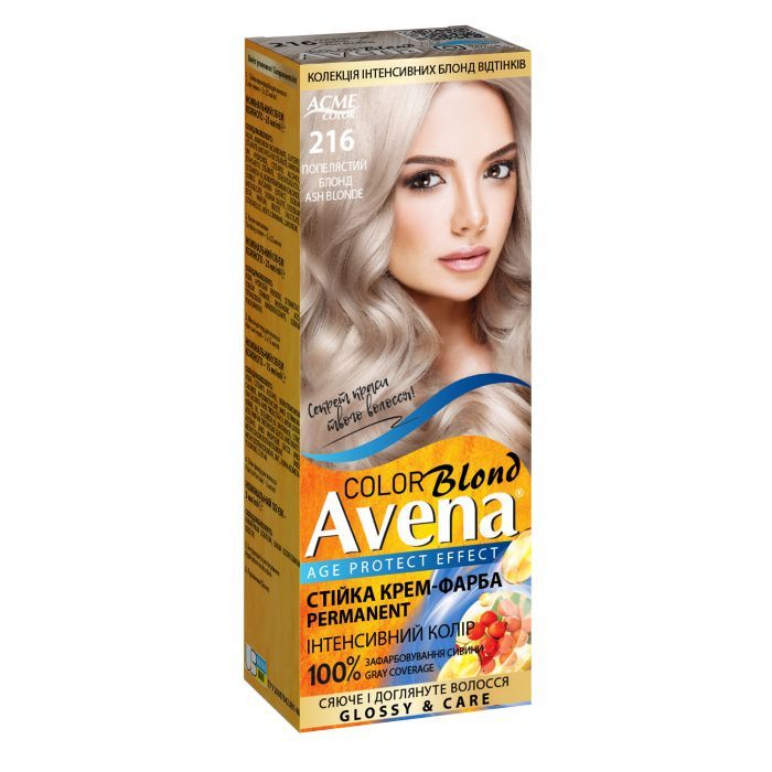 Краска для волос Acme Color Avena Blond Color Стойкая 216 - Пепельный блонд (4823115502469)