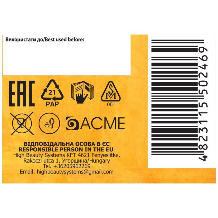 Краска для волос Acme Color Avena Blond Color Стойкая 216 - Пепельный блонд (4823115502469) изображение 4