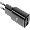 Зарядное устройство HOCO C88A Star round 2xUSB + cable Micro 12W Black (6931474749529) изображение 3