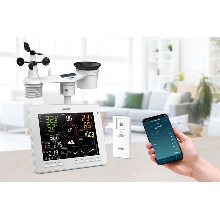 Метеостанція Sencor SWS16600WIFI зображення 14