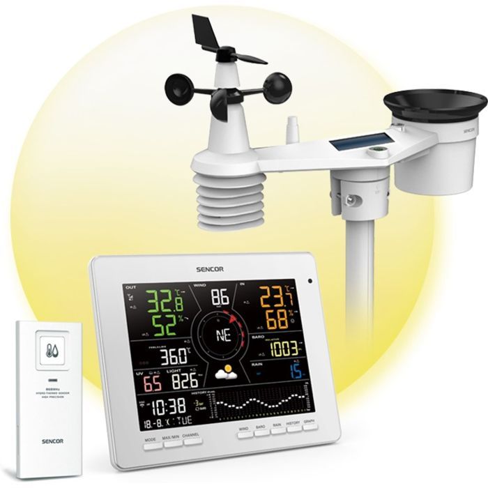 Метеостанція Sencor SWS16600WIFI зображення 2
