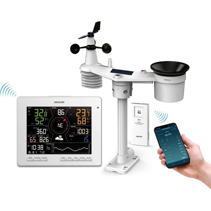 Метеостанція Sencor SWS16600WIFI зображення 3