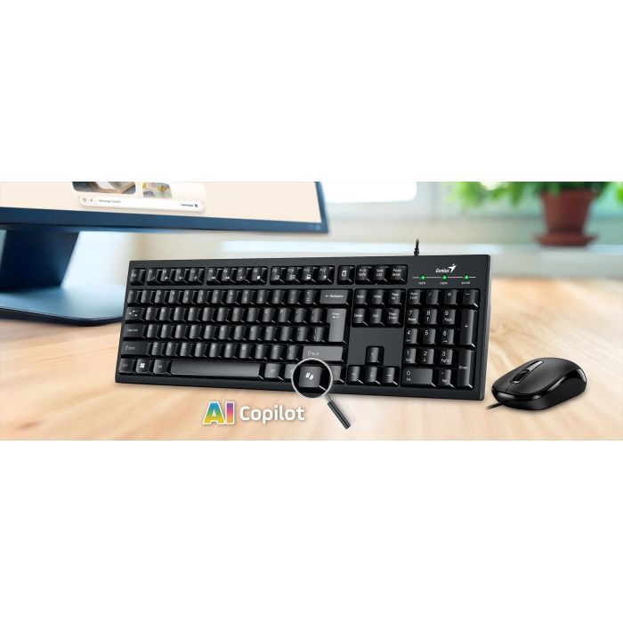 Комплект Genius KM-100SE USB UA Black (31330009410) изображение 2