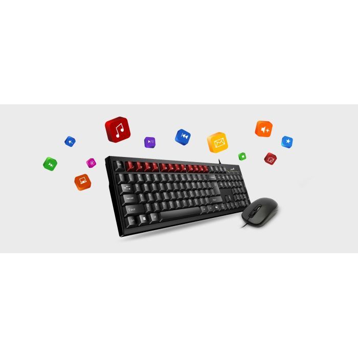 Комплект Genius KM-100SE USB UA Black (31330009410) изображение 3