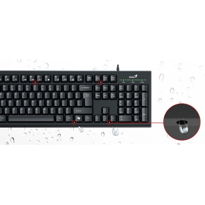 Комплект Genius KM-100SE USB UA Black (31330009410) изображение 4