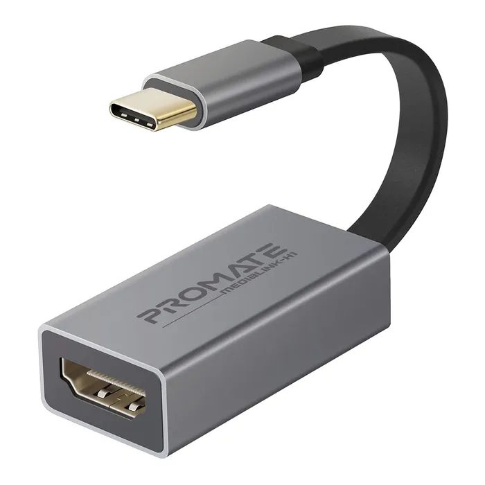 Переходник USB-C to HDMI 4K30Hz grey Promate (medialink-h1.grey)