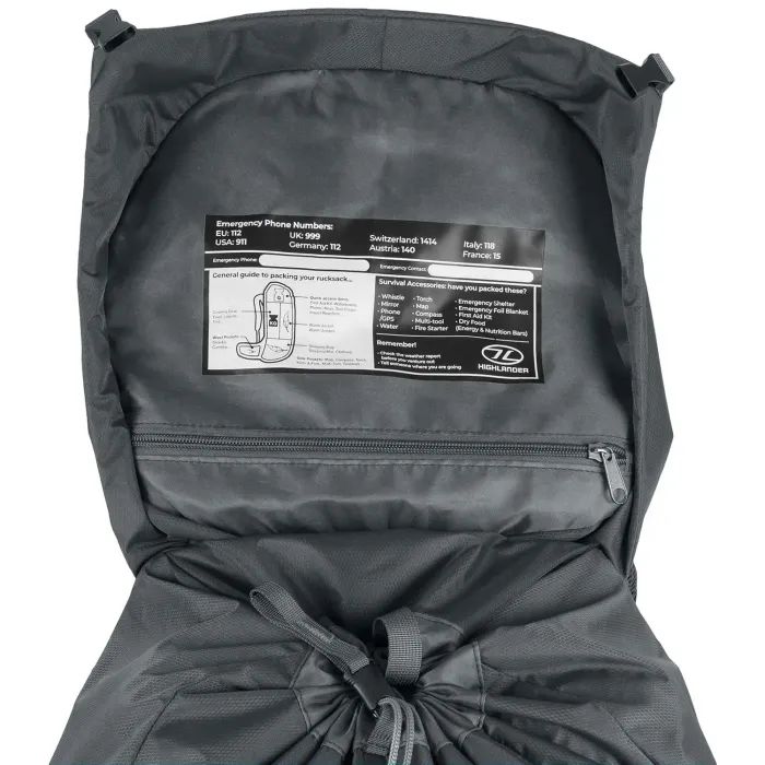 Рюкзак туристический Highlander Ben Nevis Men 52L Grey (RUC275-GR) (931628) изображение 5