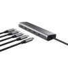 Концентратор Trust USB-C to 5xUSB-C aluminium 0.1m grey (25136_TRUST) зображення 7