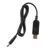 Кабель питания Кабель USB-A > DC 5.5х2.5мм живлення 2Е 1м, 12В/1A, чорний 2E (2E-CCAD12-BK) изображение 2