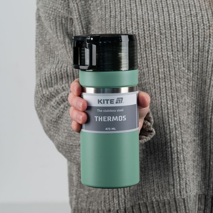 Термос Kite 473 мл зелений (K25-320-2) изображение 5