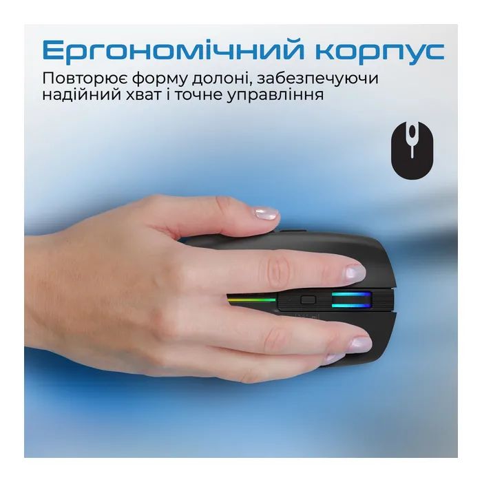 Мишка Promate Kitt Wireless White (kitt.white) зображення 2
