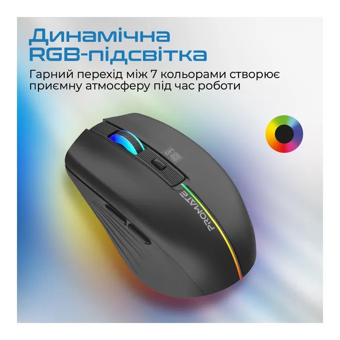 Мишка Promate Kitt Wireless White (kitt.white) зображення 5