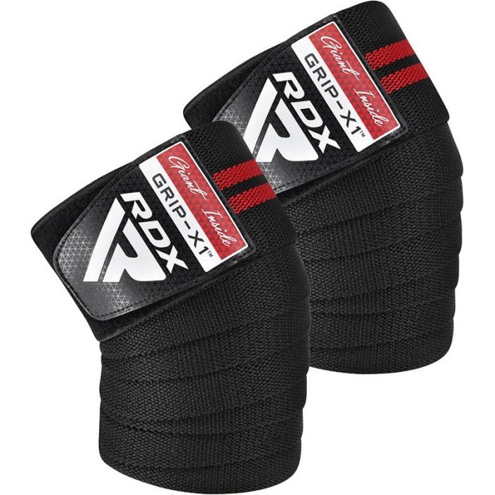 Бинт для спорту RDX KR11 Gym Knee Wrap Black/White (WAH-KR11BW)