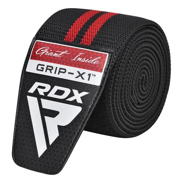 Бинт для спорту RDX KR11 Gym Knee Wrap Black/White (WAH-KR11BW) зображення 6