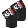 Бинт для спорту RDX KR11 Gym Knee Wrap Black/Red (WAH-KR11BR)