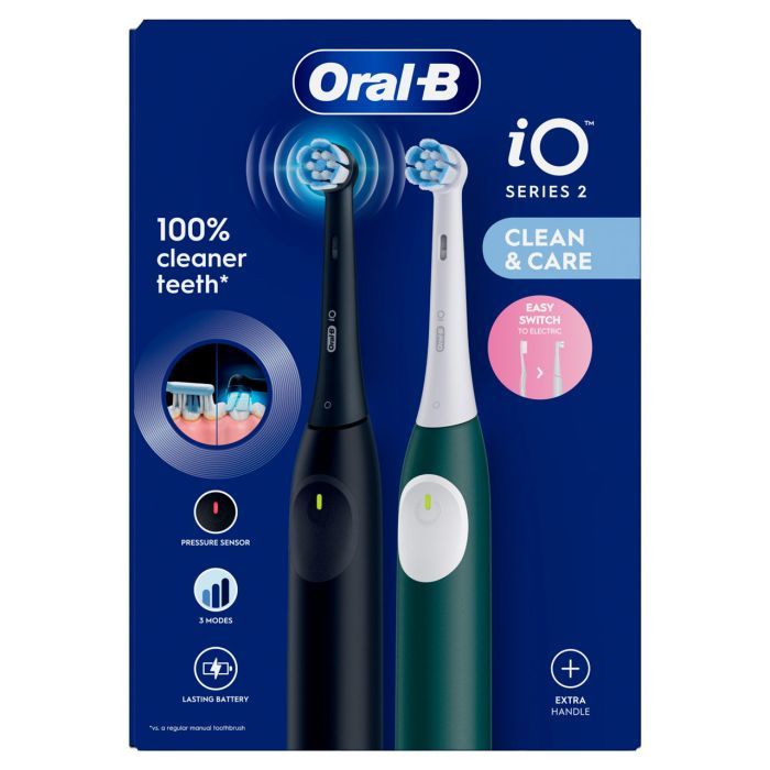 Электрическая зубная щетка Oral-B Series 2 iOS2d.2ZZ9.0 Black+Green (2) (8700216611909) изображение 2 Электрическая зубная щетка Oral-B Series 2 iOS2d.2ZZ9.0 Black+Green (2) (8700216611909) изображение 2