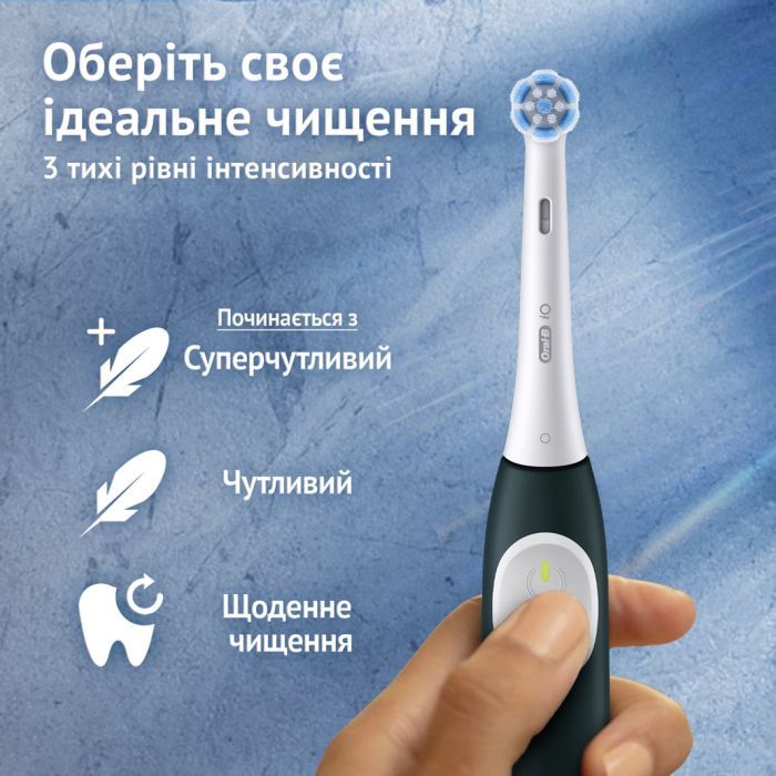 Электрическая зубная щетка Oral-B Series 2 iOS2d.2ZZ9.0 Black+Green (2) (8700216611909) изображение 4 Электрическая зубная щетка Oral-B Series 2 iOS2d.2ZZ9.0 Black+Green (2) (8700216611909) изображение 4