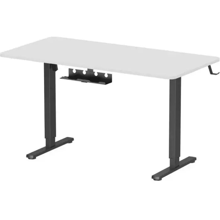 Компьютерный стол OfficePro ODE1670DW Dark Wood/Black (ODE1670DW) изображение 2