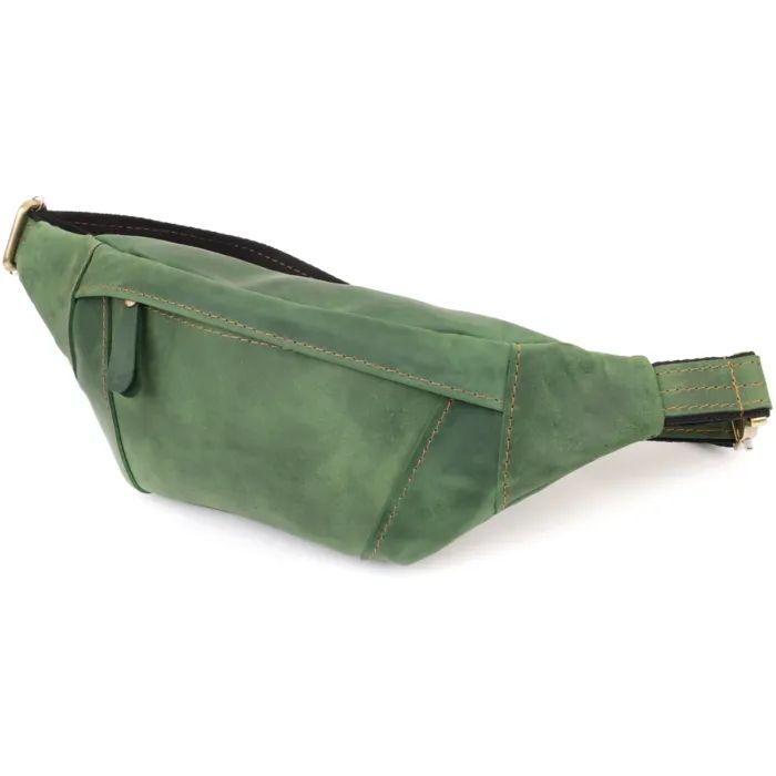 Сумка Shvigel Из натуральной кожи Зеленая (23124)