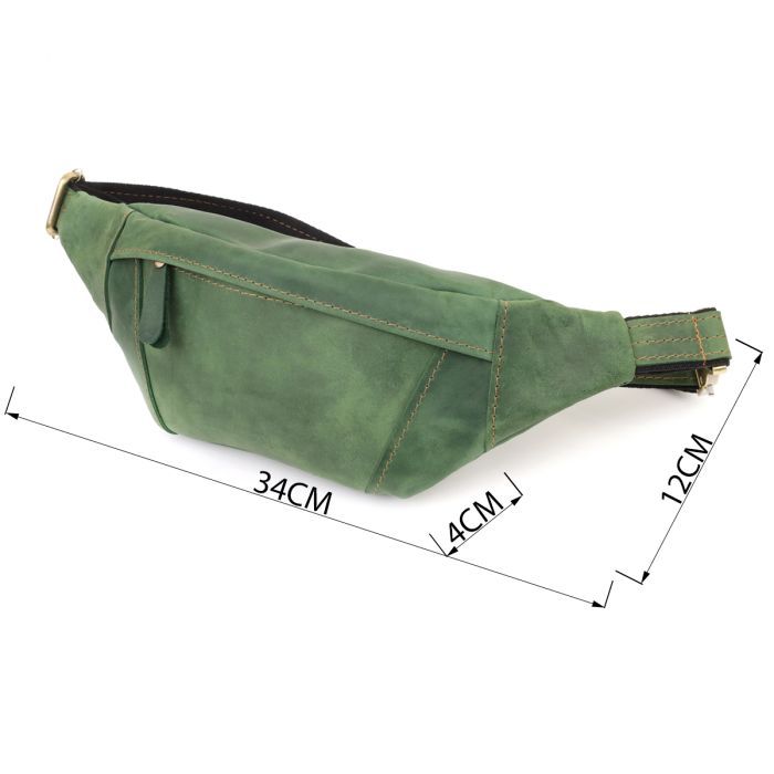 Сумка Shvigel Из натуральной кожи Зеленая (23124) изображение 3