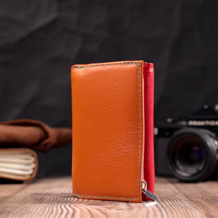 Гаманець ST Leather З натуральної шкіри Різнокольоровий (19460) зображення 9